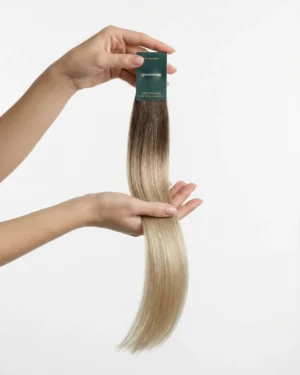 Natūralios plaukų sruogos su keratino kapsule #Ombre